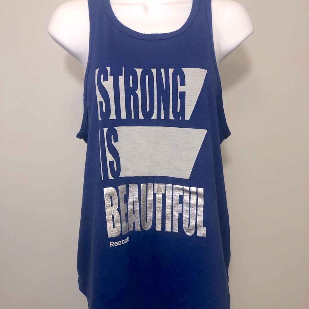 Reebok Blue tank Size M